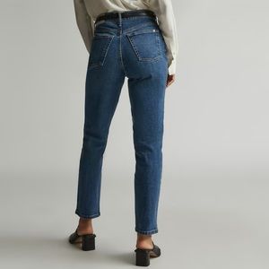 Everlane High Rise Cheeky Straight Jean Womens Size 28 Ankle